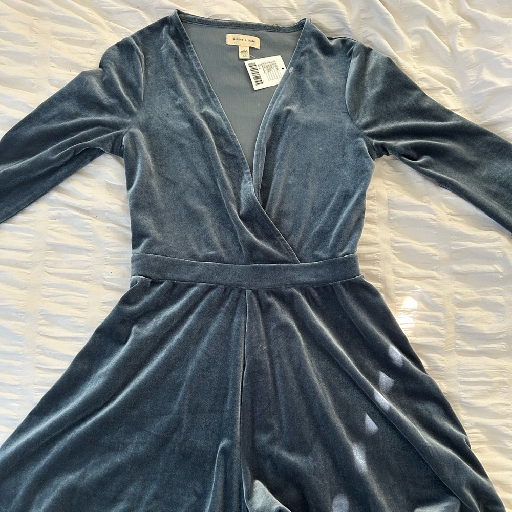 NWT Urban Outfitters Velvet Romper